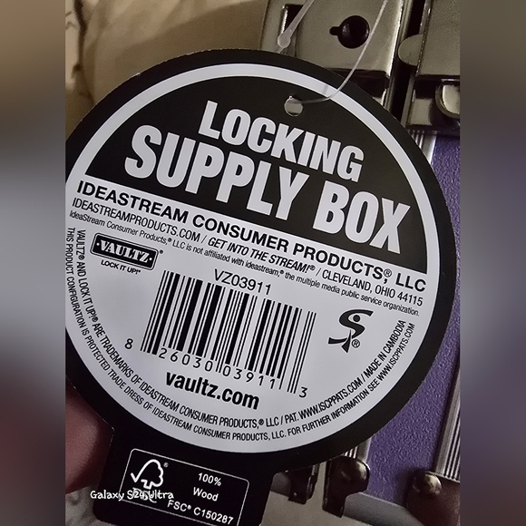 Vaultz Unicorn Holographic Design Lock Supply Box NEW - Picture 9 of 16